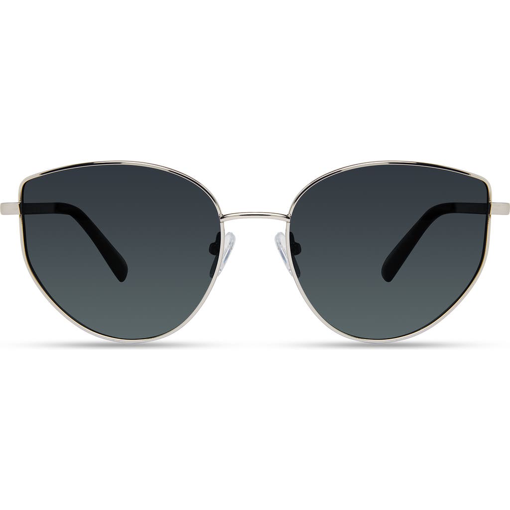 Derek Lam 10 Crosby Kirby Sunglasses In Silver Emerald