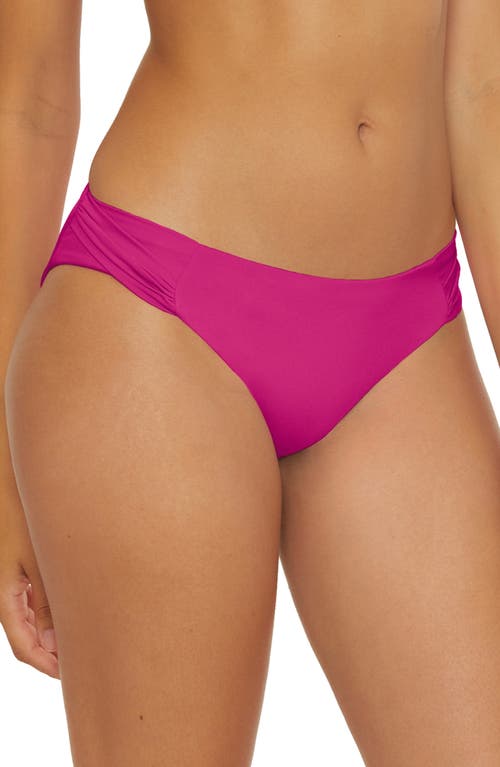 Trina Turk Women's Monaco Shirred Hipster Bikini Bottoms In Pink