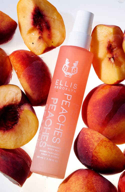 Ellis Brooklyn Peaches Fragrance Body Mist 3.4 oz / 100 ml Eau De Toilette Spray In No Color