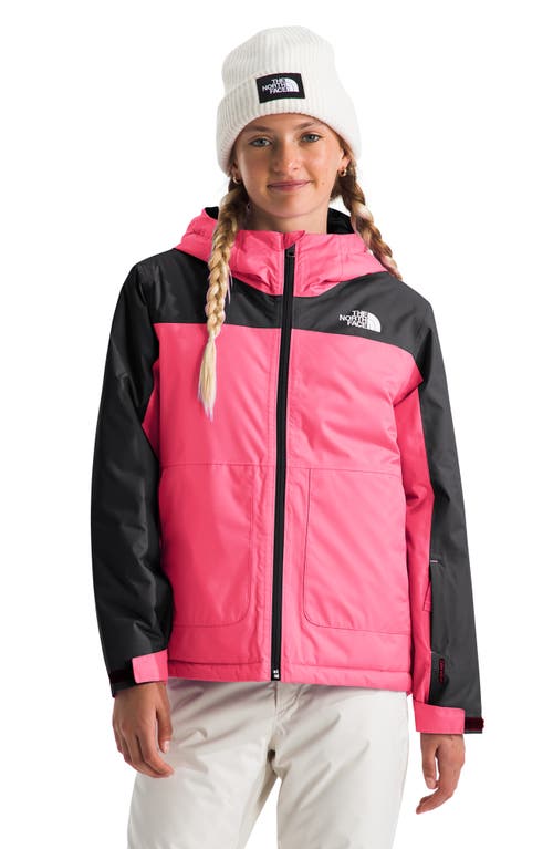 Shop The North Face Kids' Freedom Waterproof Insulated Hooded Jacket In Radiant Poppy