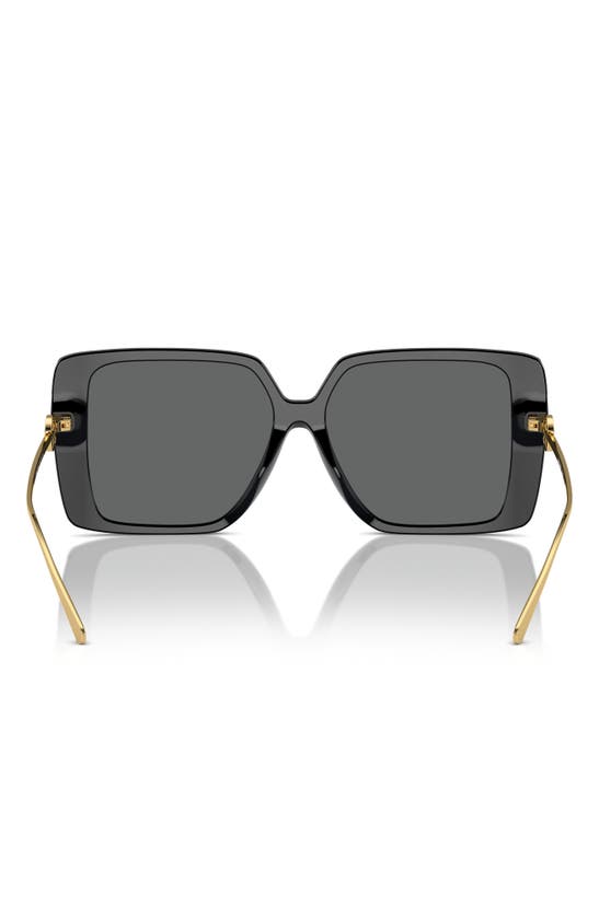 Shop Tory Burch 56mm Square Sunglasses In Black