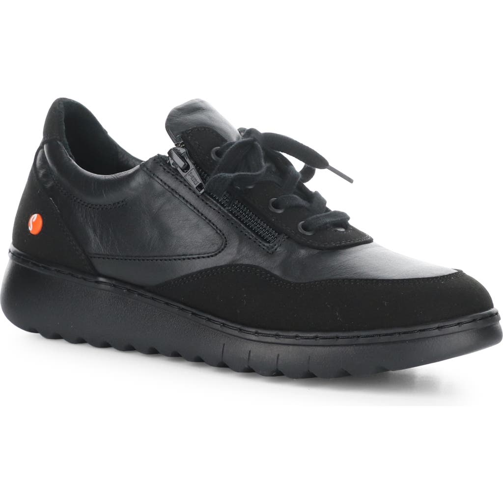 Shop Softinos By Fly London Echo Sneaker In 000 Black Supple/suede