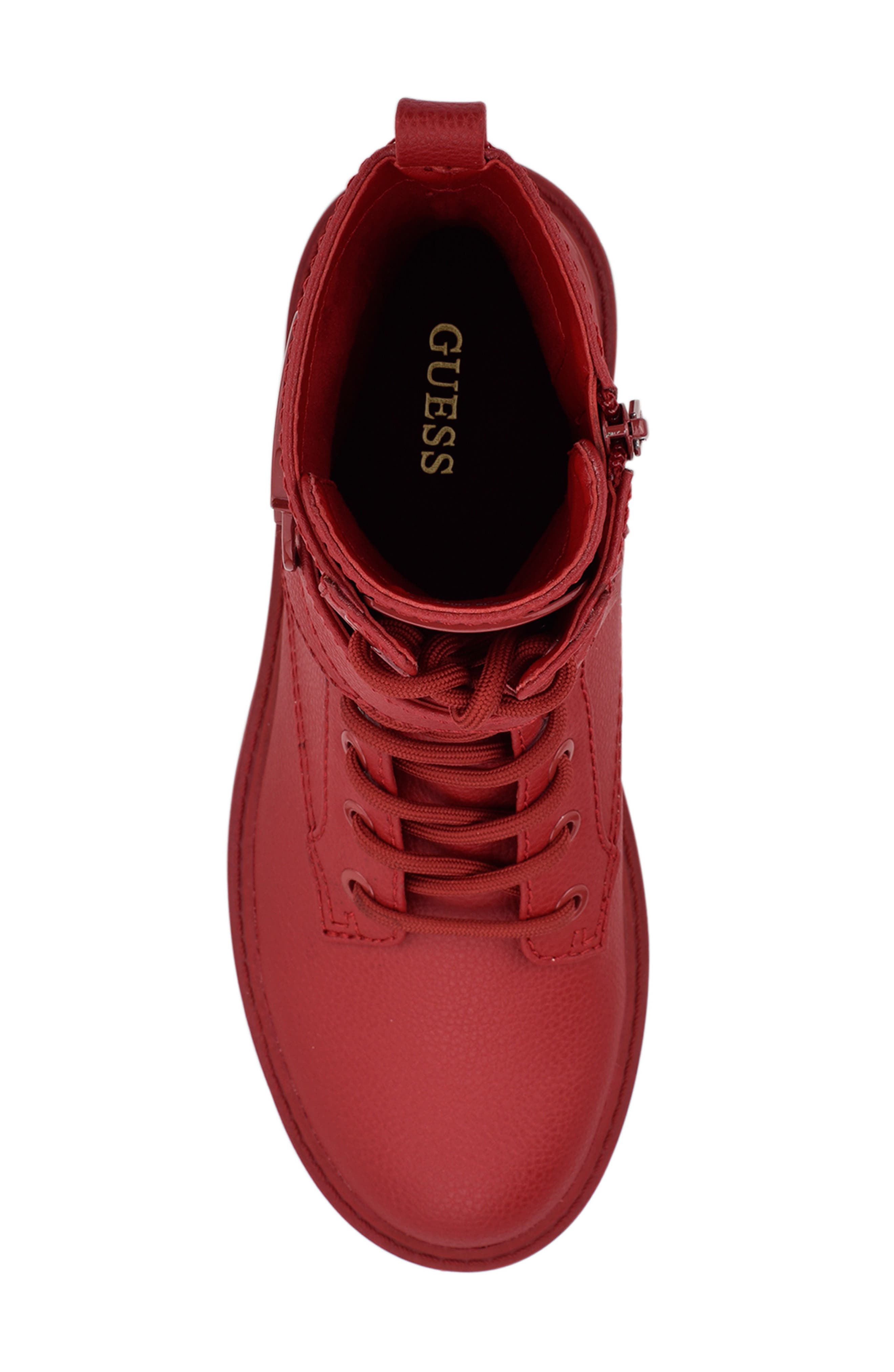 Red on sale guess boots