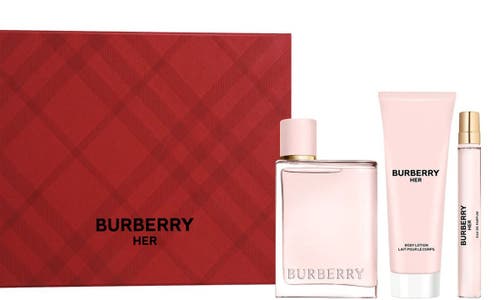 Shop Burberry Her Eau De Parfum Gift Set In No Color