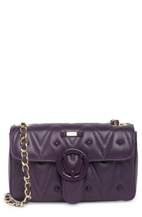 Poisson Diamond Quilted Leather Crossbody Bag
