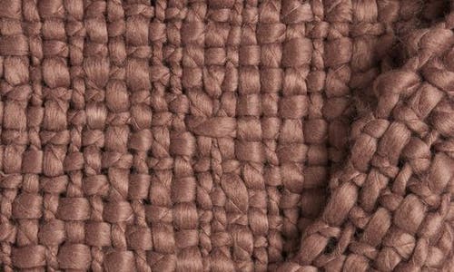 Nordstrom Chunky Handwoven Throw Blanket In Brown Bitter