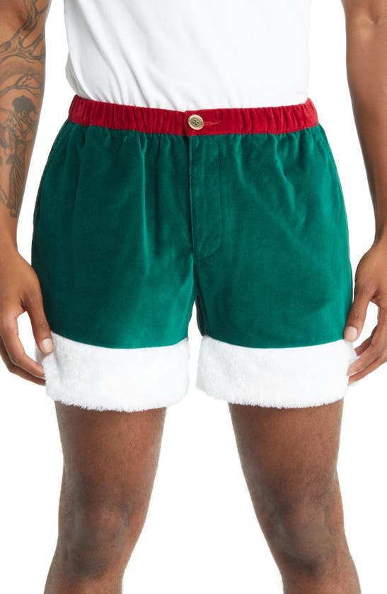 Chubbies The Candy Cane Lanes Knit Shorts In The Elfs
