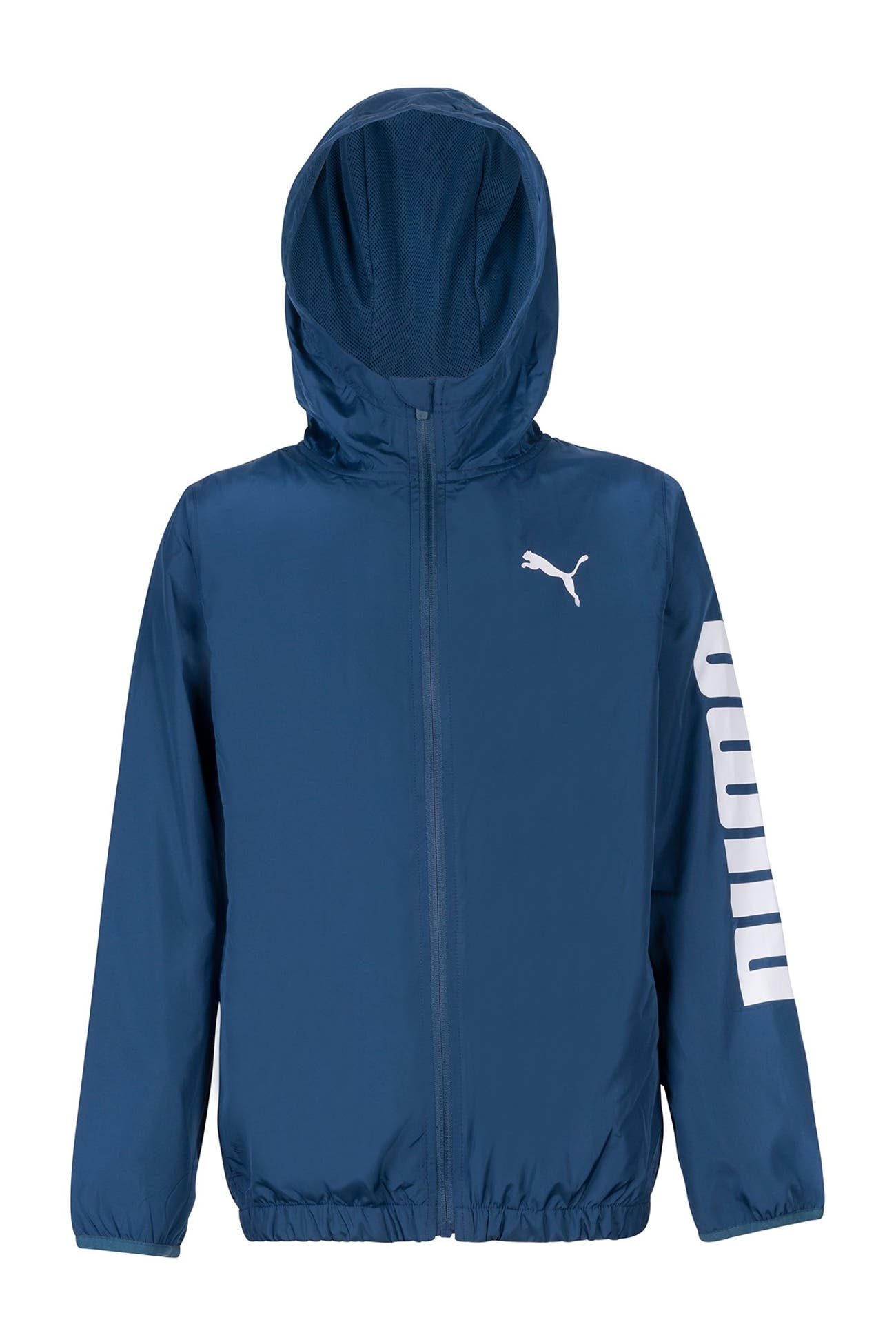 puma full zip wind jacket