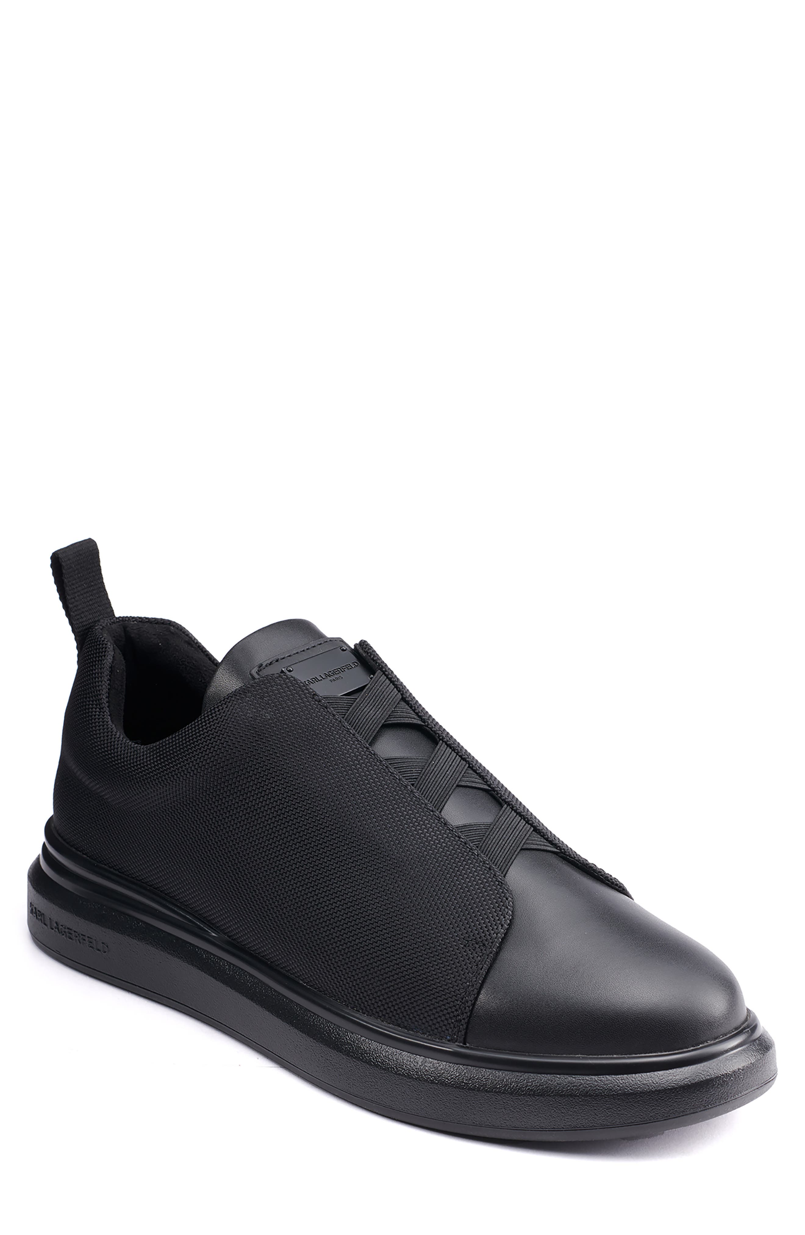 Karl Lagerfeld Paris Slip-On Sneaker in Blue/Black | Smart 