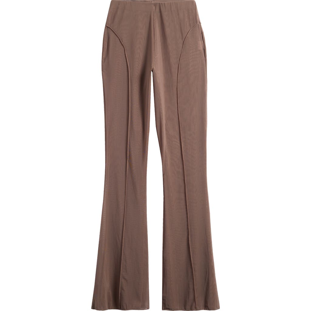 MISTRESS ROCKS MISTRESS ROCKS FLARED MESH PANTS