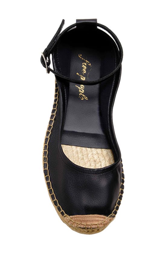 Free People Mason Espadrille Ballet Flat In Black ModeSens