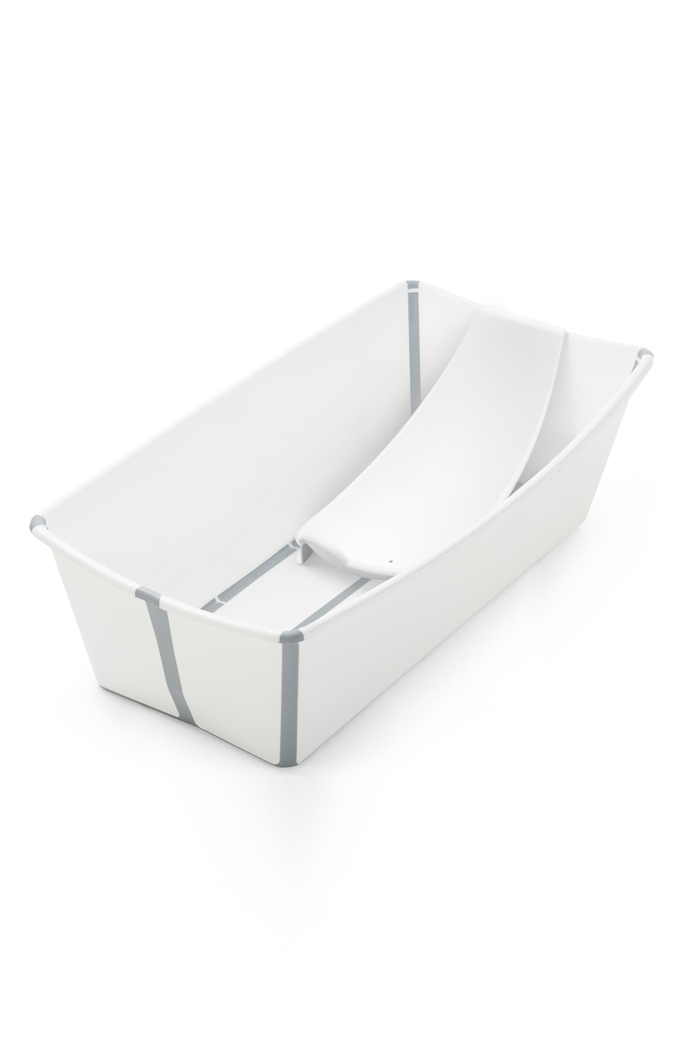 Flexi Bath Extra Large Foldable Baby Bath Tub with Temperature Plug & Infant Insert
