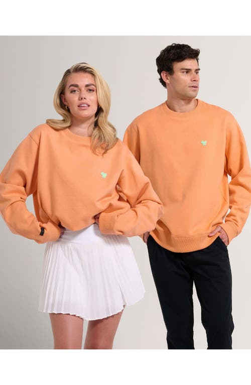 Shop Bad Birdie Crewneck Sweatshirt In Cadmium Orange