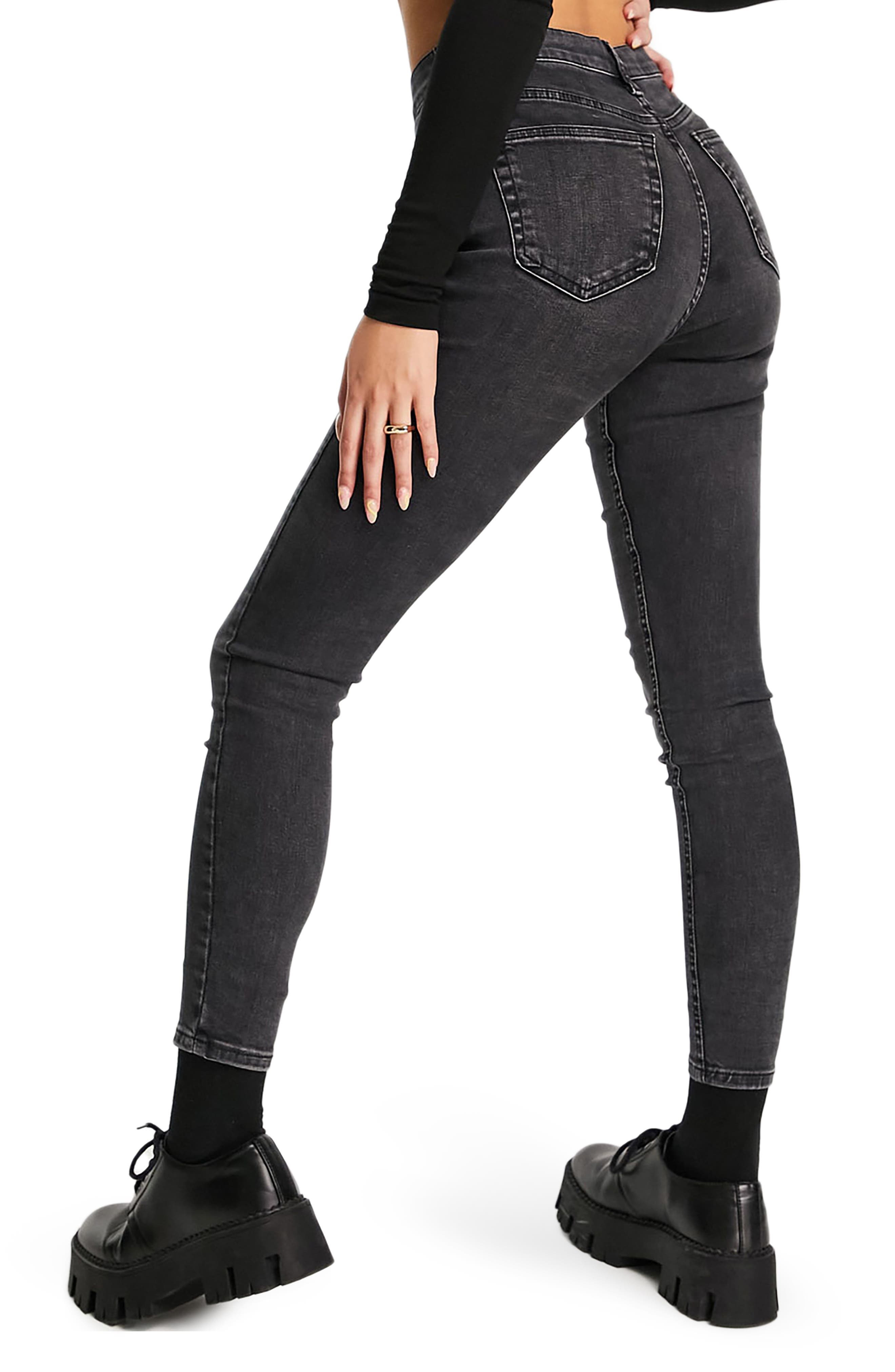Topshop Jamie High Waist Skinny Washed 