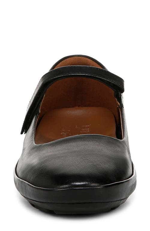 Naturalizer Womens Leather Slip On Mary Janes In Black