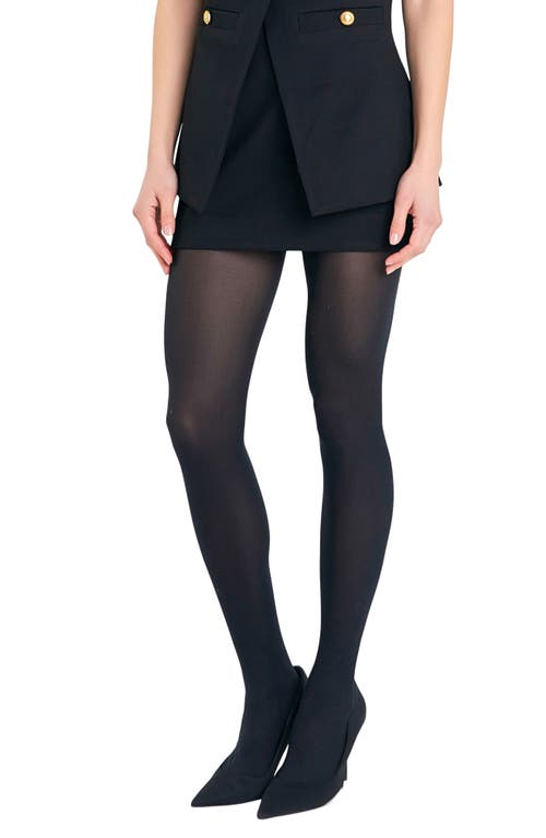 Shop Endless Rose Twill Miniskirt In Black
