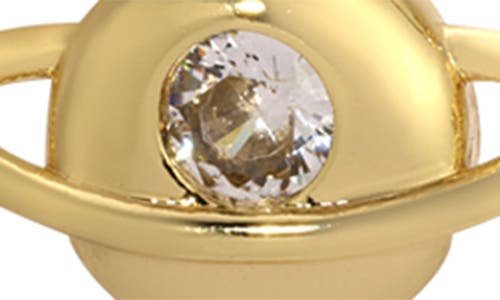 Eye Candy Los Angeles Set Of 3 Jackson Cubic Zirconia Drop Earrings In Gold