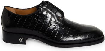 Chambeliss Leather Derby Shoes in Black - Christian Louboutin