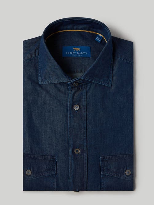 ROBERT TALBOTT ROBERT TALBOTT DENIM BUTLER SHIRT 