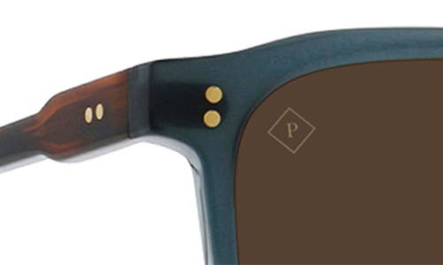 Shop Raen Wiley 54mm Polarized Square Sunglasses In Cirus/vibrant Brown Polar