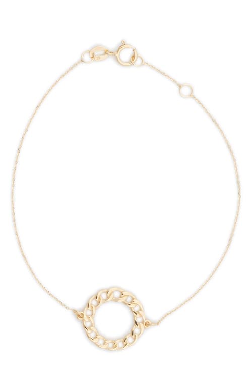 Shop Bony Levy 14k Gold Linked Circle Bracelet In 14k Yellow Gold