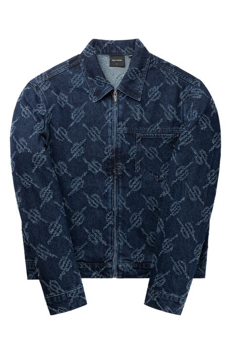 embroidered denim jacket | Nordstrom