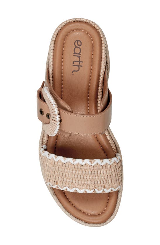 Shop Earth ® Colla Espadrille Wedge Sandal In Tan Multi