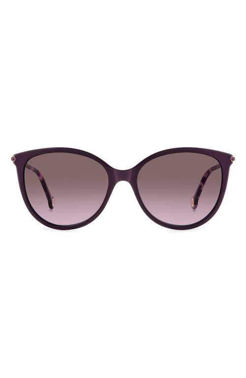 CAROLINA HERRERA CAROLINA HERRERA 57MM ROUND SUNGLASSES