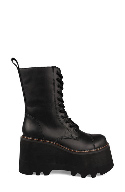 Ziginy Raiza Platform Bootie In Black