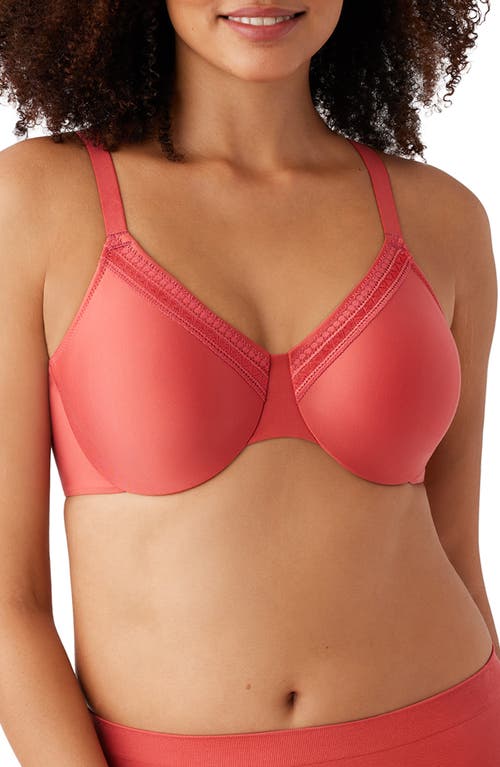 Shop Wacoal Perfect Primer Full Coverage Underwire Bra In Mineral Red