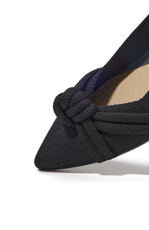 Shop Rothys Rothy's The Knot Point Ii In Black