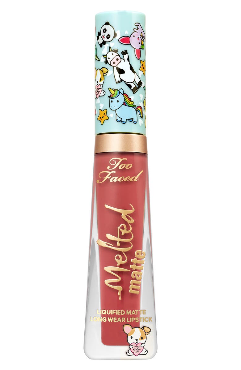 TOO FACED Melted Matte Long Wear Lipstick - Clover III, Main, color, CLOVER III