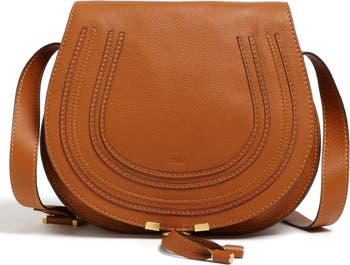 CHLOE #31633 Brown Leather Medium Marcie Flap Shoulder Bag – ALL YOUR BLISS