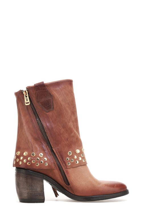 As98 A.s.98 Rayne Foldover Shaft Boot In Whiskey