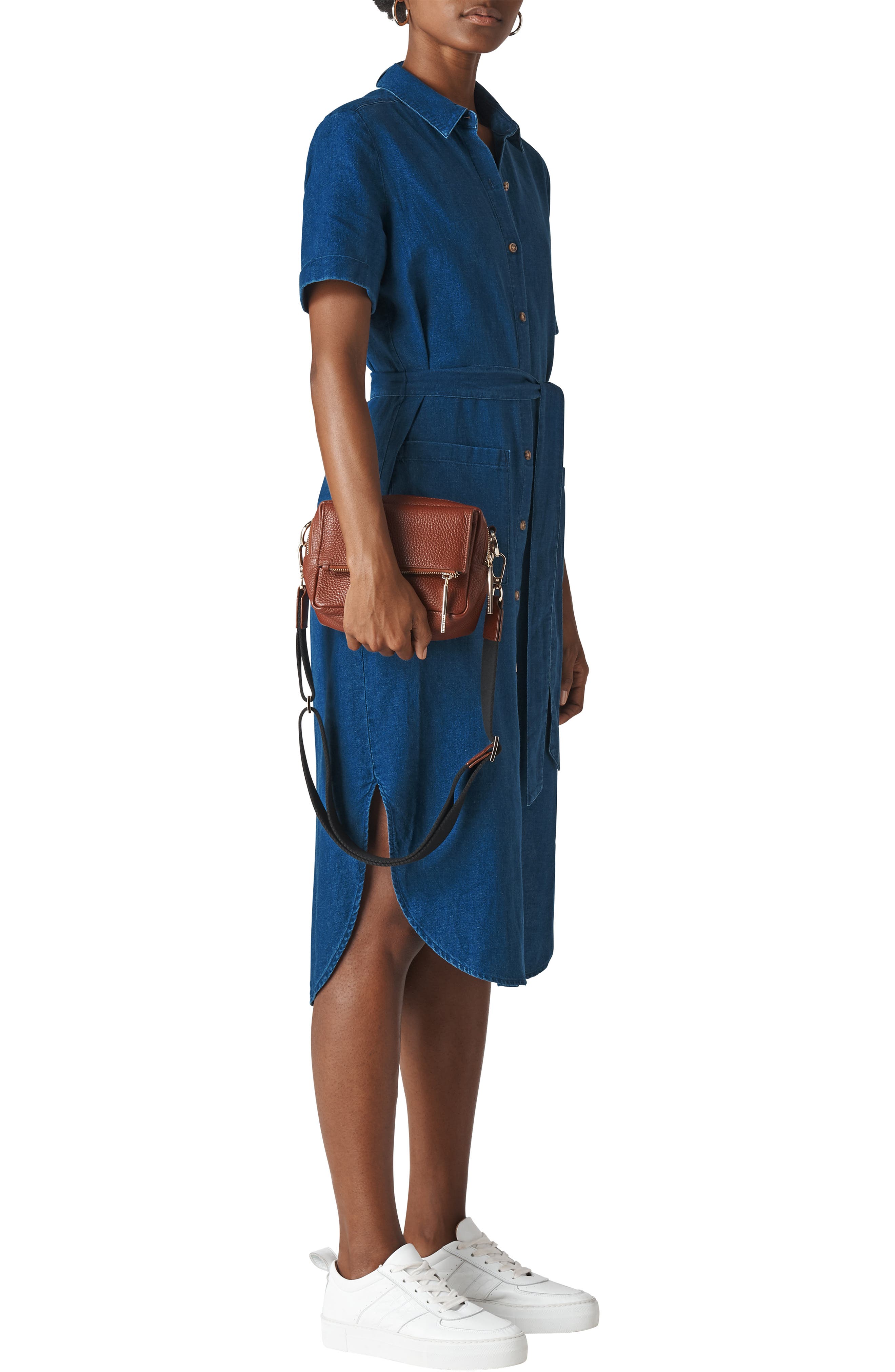 whistles montana shirt dress