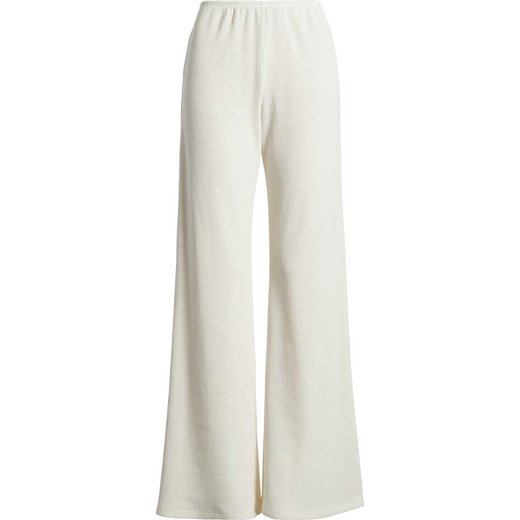 Florence By Mills Wide Leg Cotton Blend Pants In Jet Stream