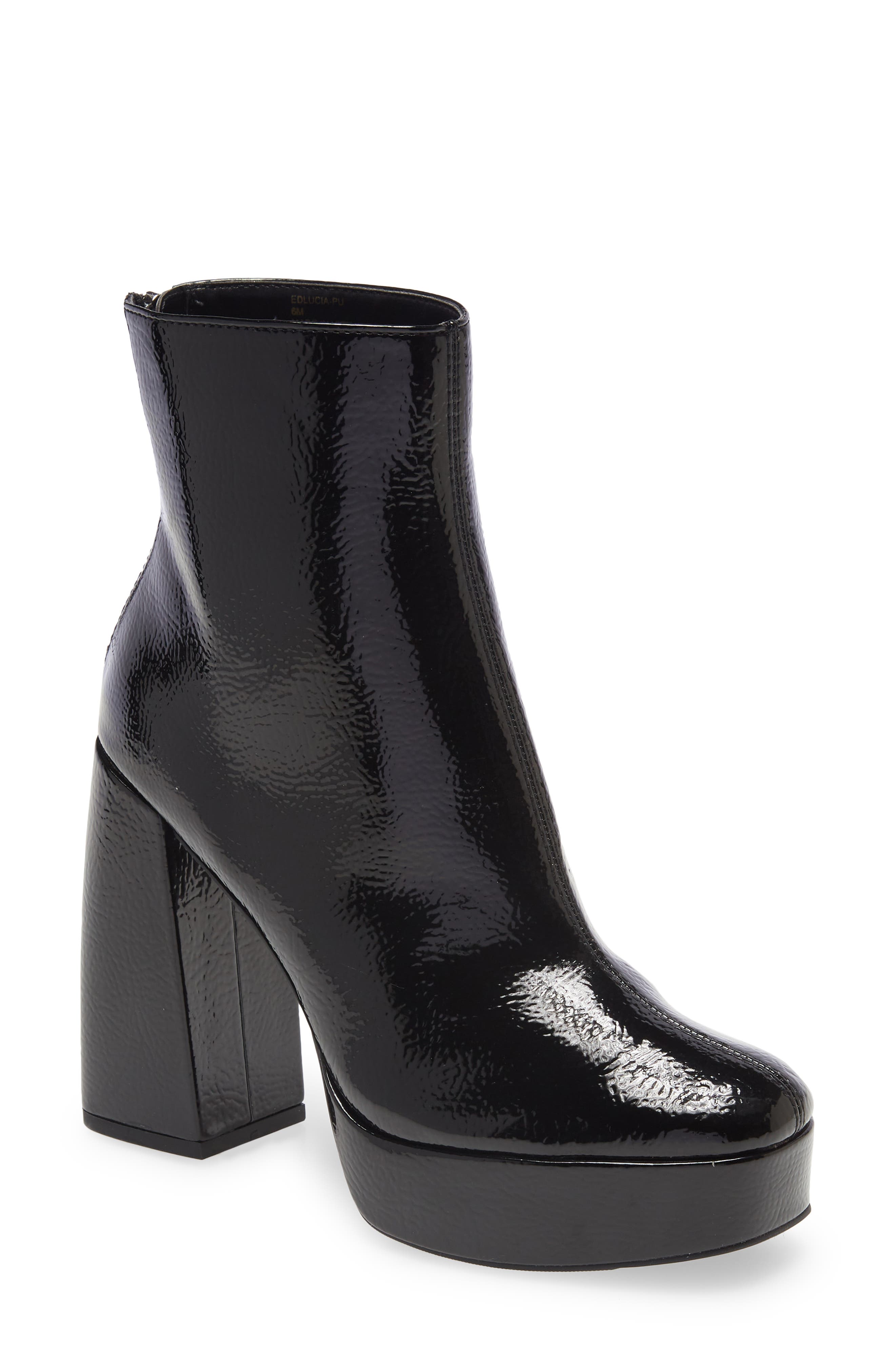 platform dress booties