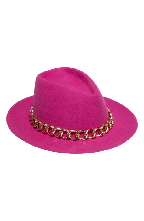 Georgiana Hot Pink Felt Hat | Wholesale Accessory Market