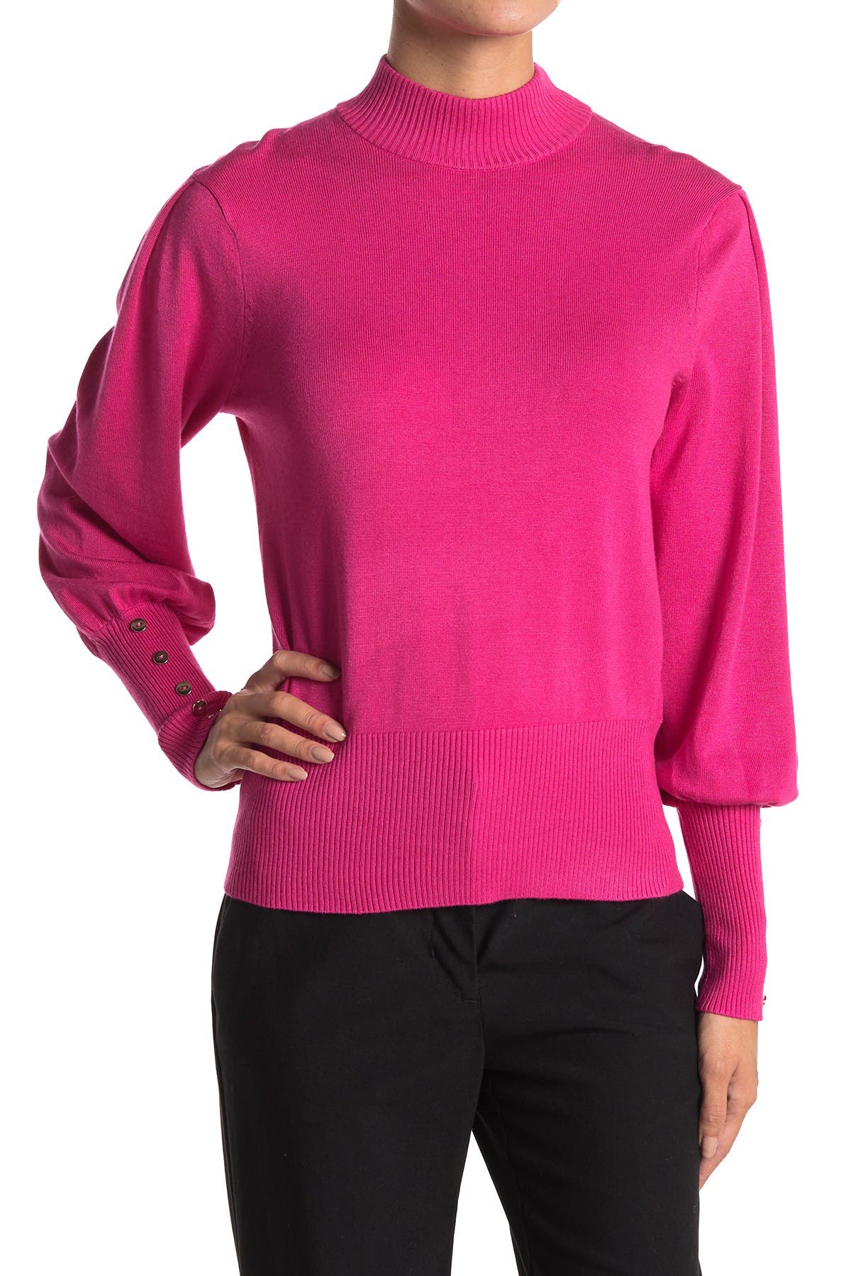 JOSEPH A | Puff Sleeve Turtleneck Sweater | Nordstrom Rack