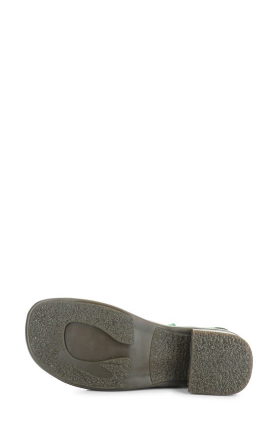 Fly London Exie Ankle Strap Sandal In Green Idra