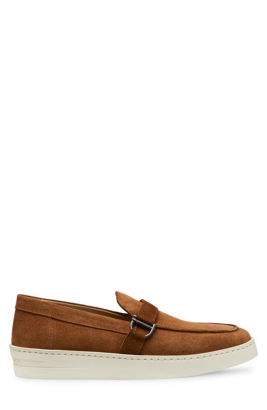 Shop Stuart Weitzman Hamptons Buckle Loafer In Tan