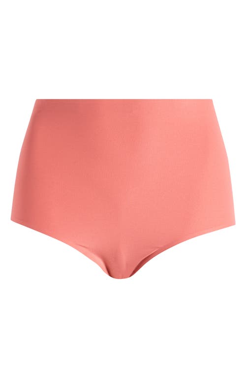 Meundies Dreamseam High Waist Shortie Briefs In Dusty Cedar