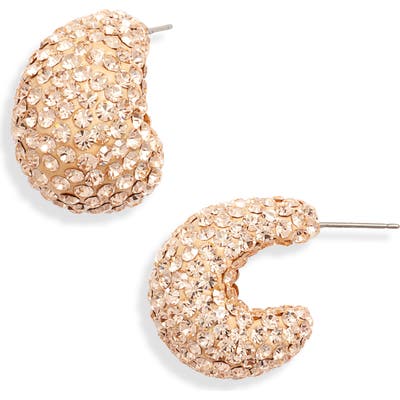 Kate Spade New York Clay Pave Huggie Hoop Earrings