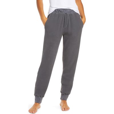 Groceries Apparel Organic Cotton Thermal Pajama Pants, Grey