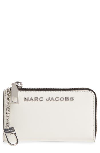 Marc Jacobs Small Zip Card Wallet In Cotton