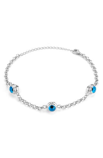Sphera Milano Eye Eye Station Bracelet In Silver