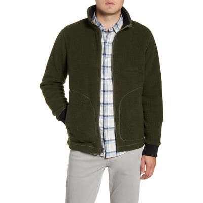 Bonobos Slim Fit Fleece Jacket, Green