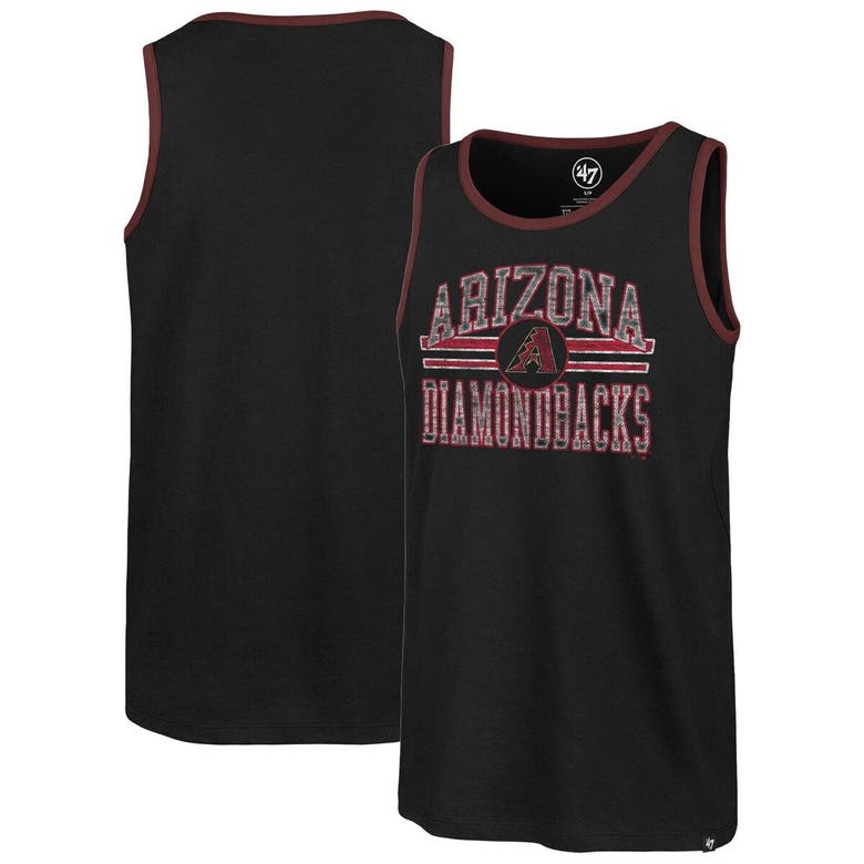 47 BRAND '47 BLACK ARIZONA DIAMONDBACKS WINGER FRANKLIN TANK TOP