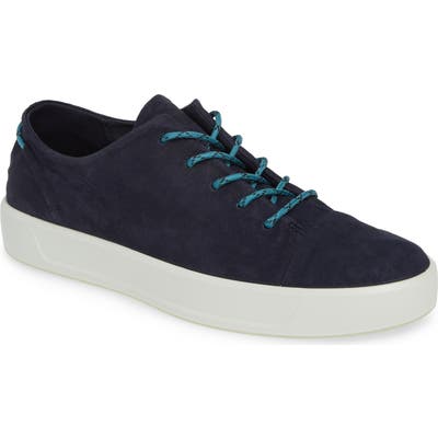 Ecco Soft 8 Dyneema Sneaker - Blue