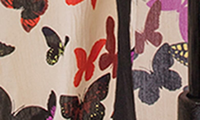 Saachi Butterfly Duster In Beige